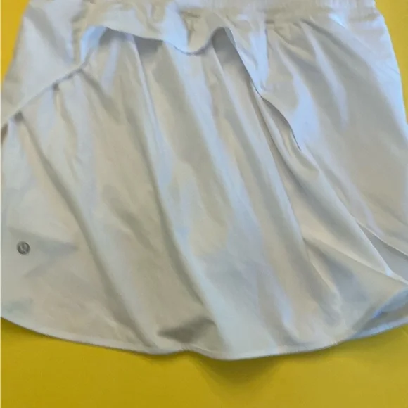 Lululemon Hotty Hot high rise long skirt skort WHITE sz 12 pickleball tennis - Picture 5 of 7